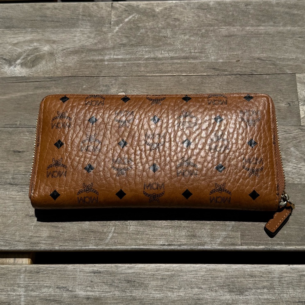 MCM Brown Leather Wallet